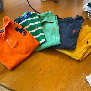 Gently used bundle of Ralph Lauren boys size 8 shirts